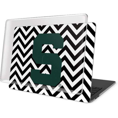 Michigan State University Spartans S Chevron MacBook Pro 16in (2019-20) Case plus Skin