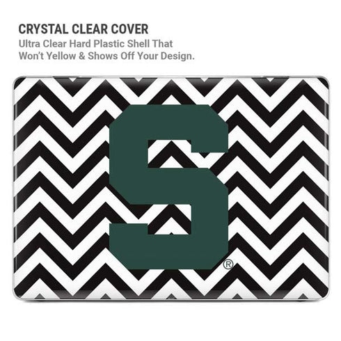 Michigan State University Spartans S Chevron MacBook Pro 16in (2019-20) Case plus Skin