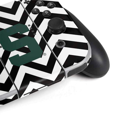 Michigan State University Spartans S Chevron Nintendo Switch OLED (2021) Skin