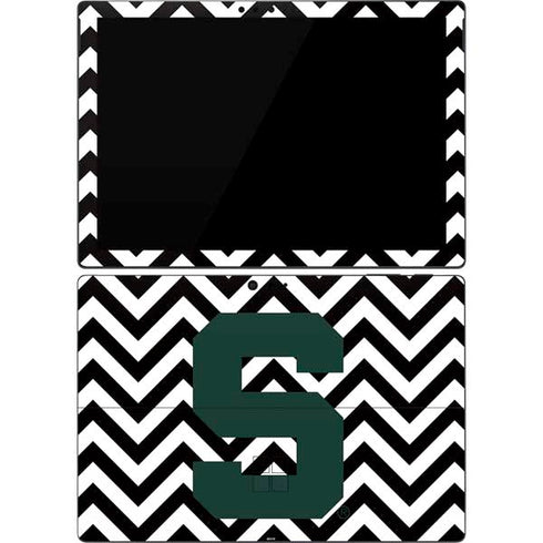 Michigan State University Spartans S Chevron Surface Pro 7 Skin