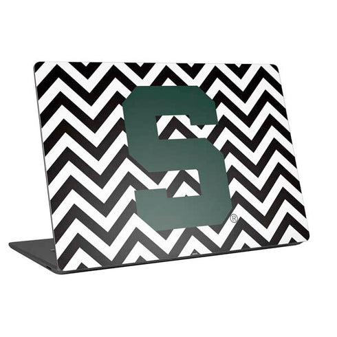 Michigan State University Spartans S Chevron Universal Laptop 14in (11.4 x 8.2in) Skin