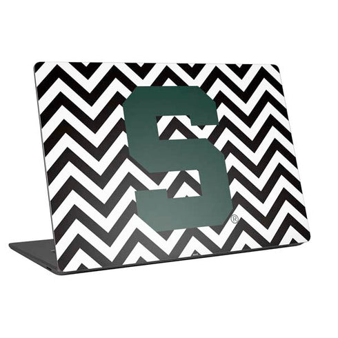 Michigan State University Spartans S Chevron Universal Laptop 15in (12.2 x 8.8in) Skin