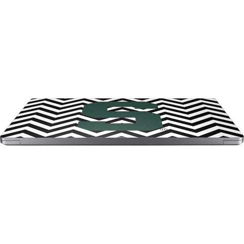Michigan State University Spartans S Chevron Universal Laptop 16.6in (13.4 x 9.7in) Skin