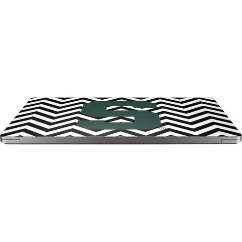 Michigan State University Spartans S Chevron Universal Laptop 16in (13 x 9.4in) Skin