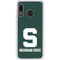 Michigan State University Spartans S Galaxy A20 Clear Case