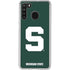 Michigan State University Spartans S Galaxy A21 Clear Case