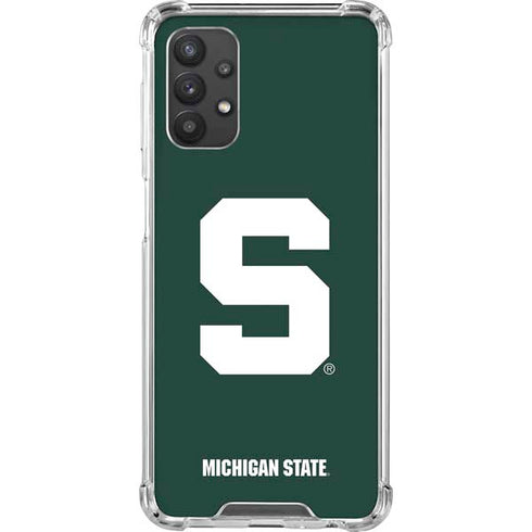 Michigan State University Spartans S Galaxy A32 5G Clear Case