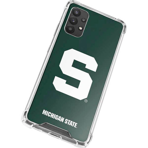 Michigan State University Spartans S Galaxy A32 5G Clear Case