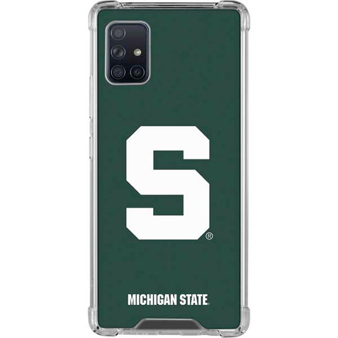 Michigan State University Spartans S Galaxy A51 5G Clear Case