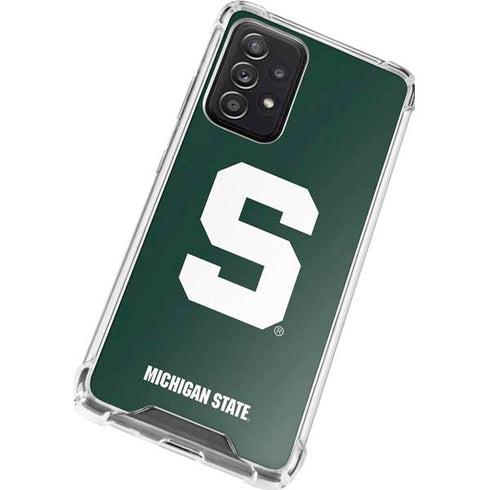 Michigan State University Spartans S Galaxy A52 5G Clear Case