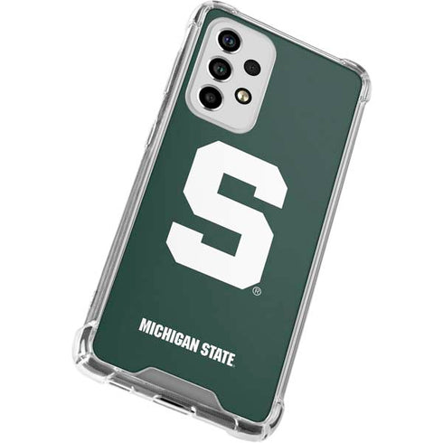 Michigan State University Spartans S Galaxy A53 5G Clear Case