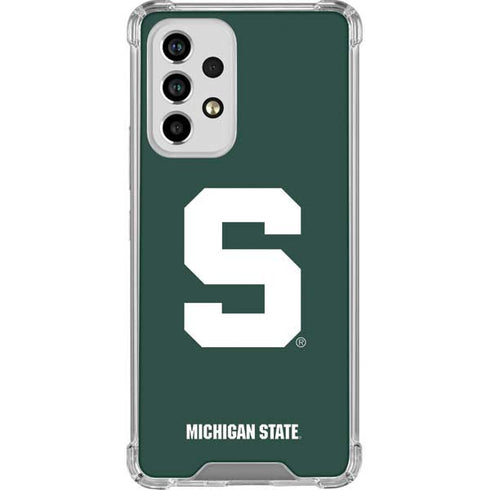 Michigan State University Spartans S Galaxy A53 5G Clear Case