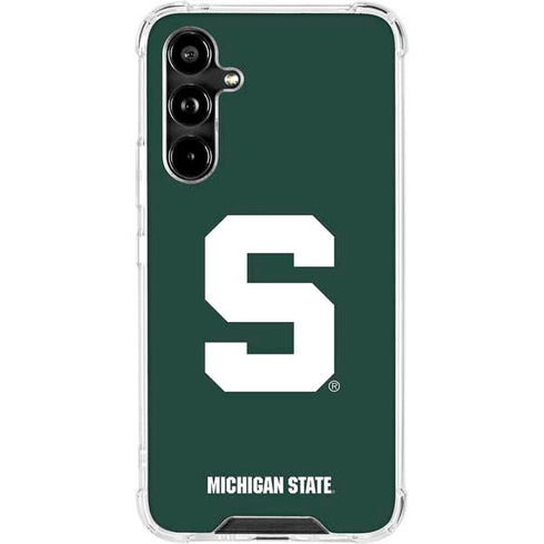 Michigan State University Spartans S Galaxy A54 5G Clear Case