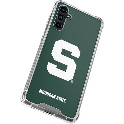 Michigan State University Spartans S Galaxy A54 5G Clear Case