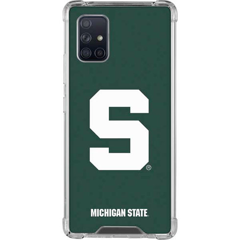 Michigan State University Spartans S Galaxy A71 5G Clear Case
