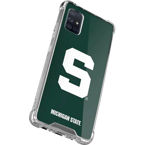 Michigan State University Spartans S Galaxy A71 5G Clear Case