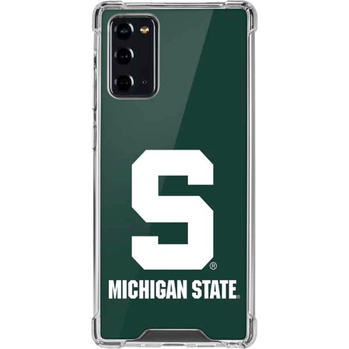 Michigan State University Spartans S Galaxy Note20 5G Clear Case