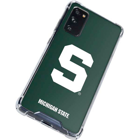 Michigan State University Spartans S Galaxy S20 FE Clear Case