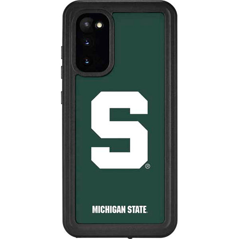 Michigan State University Spartans S Galaxy S20 Waterproof Case
