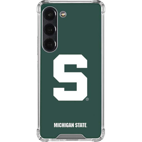 Michigan State University Spartans S Galaxy S23 Clear Case