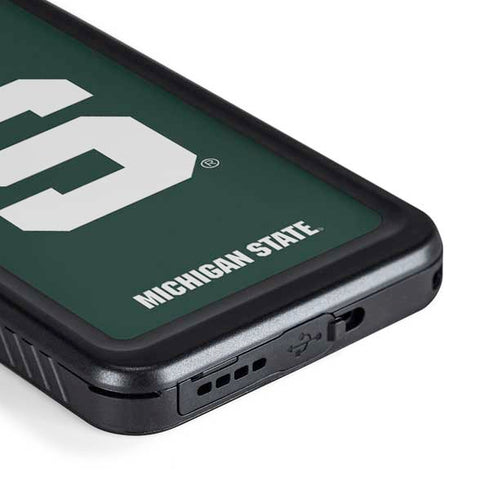 Michigan State University Spartans S Galaxy S23 Waterproof Case