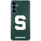 Michigan State University Spartans S Galaxy S24 Clear Case