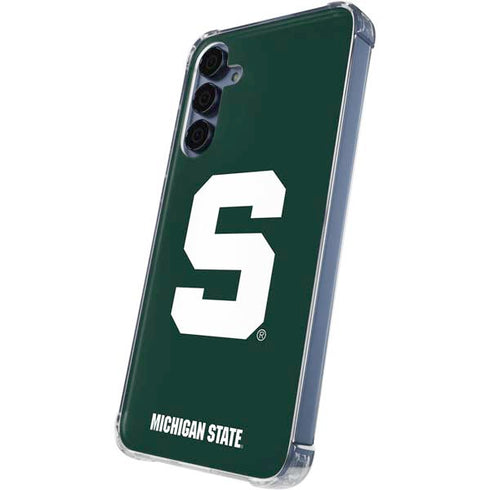Michigan State University Spartans S Galaxy S24 Clear Case