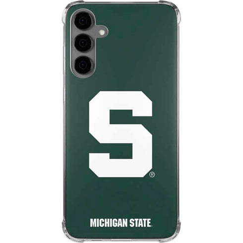 Michigan State University Spartans S Galaxy S24 Plus Clear Case
