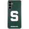 Michigan State University Spartans S Galaxy S24 Plus Clear Case