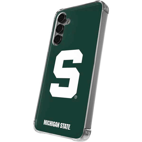 Michigan State University Spartans S Galaxy S24 Plus Clear Case