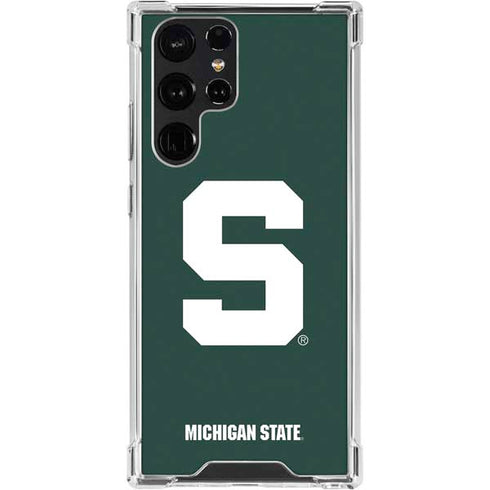 Michigan State University Spartans S Galaxy S24 Ultra Clear Case