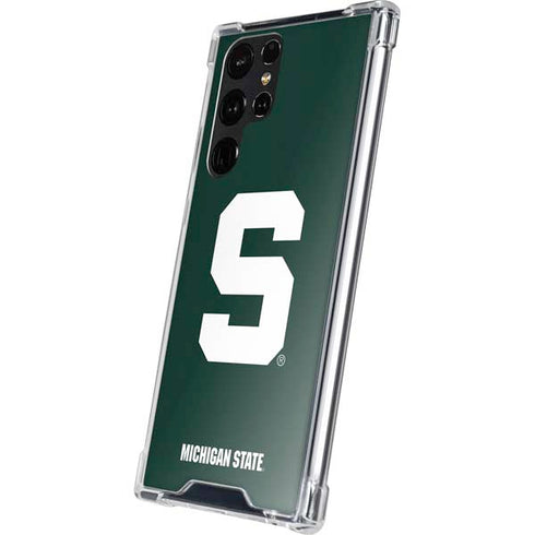 Michigan State University Spartans S Galaxy S24 Ultra Clear Case