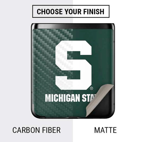 Michigan State University Spartans S Galaxy Z Flip Skin