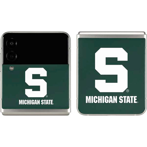 Michigan State University Spartans S Galaxy Z Flip3 5G Skin