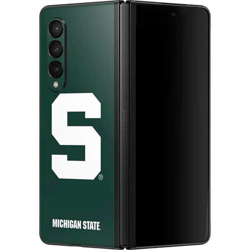 Michigan State University Spartans S Galaxy Z Fold3 5G Skin