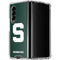 Michigan State University Spartans S Galaxy Z Fold4 5G Clear Case