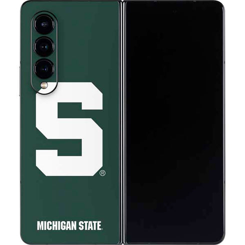 Michigan State University Spartans S Galaxy Z Fold4 5G Skin