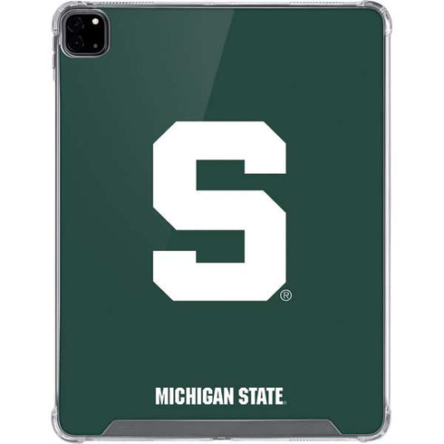 Michigan State University Spartans S iPad Pro 12.9in (2020) Clear Case