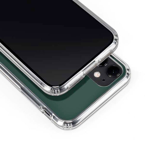 Michigan State University Spartans S iPhone 11 Clear Case
