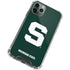 Michigan State University Spartans S iPhone 11 Pro Max Clear Case