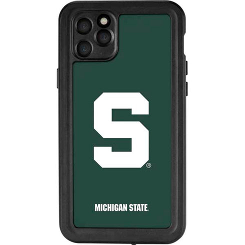 Michigan State University Spartans S iPhone 11 Pro Max Waterproof Case
