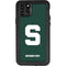 Michigan State University Spartans S iPhone 11 Pro Max Waterproof Case