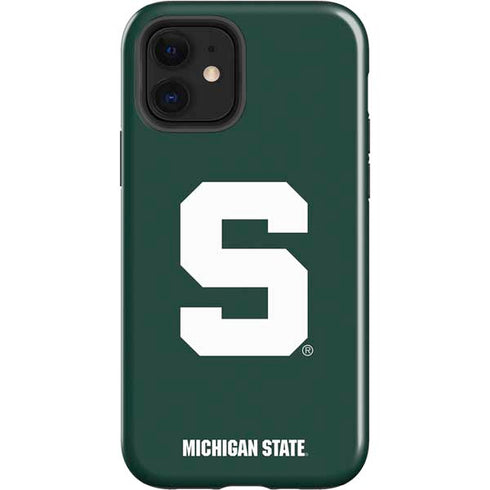 Michigan State University Spartans S iPhone 12 Impact Case