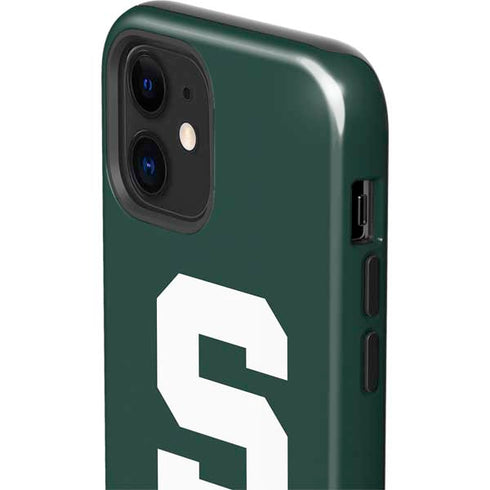 Michigan State University Spartans S iPhone 12 Impact Case