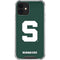 Michigan State University Spartans S iPhone 12 Mini Clear Case
