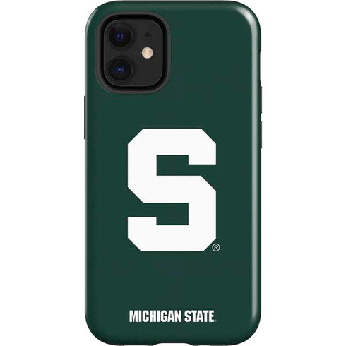 Michigan State University Spartans S iPhone 12 Mini Impact Case