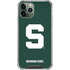 Michigan State University Spartans S iPhone 12 Pro Clear Case