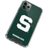 Michigan State University Spartans S iPhone 12 Pro Clear Case