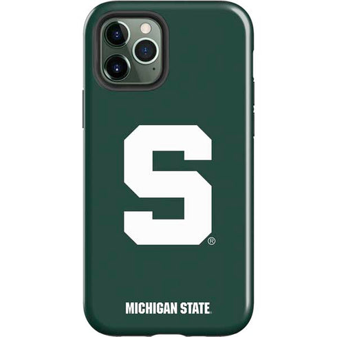 Michigan State University Spartans S iPhone 12 Pro Impact Case