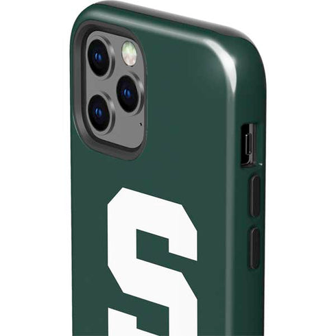 Michigan State University Spartans S iPhone 12 Pro Impact Case